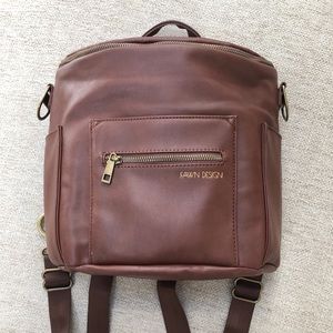 Fawn Design Mini Diaper Bag in Walnut